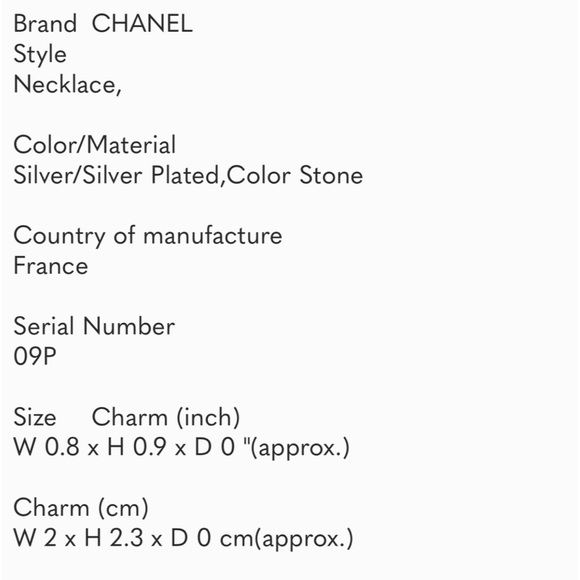 ISO CHANEL NECKLACE - Picture 2 of 2